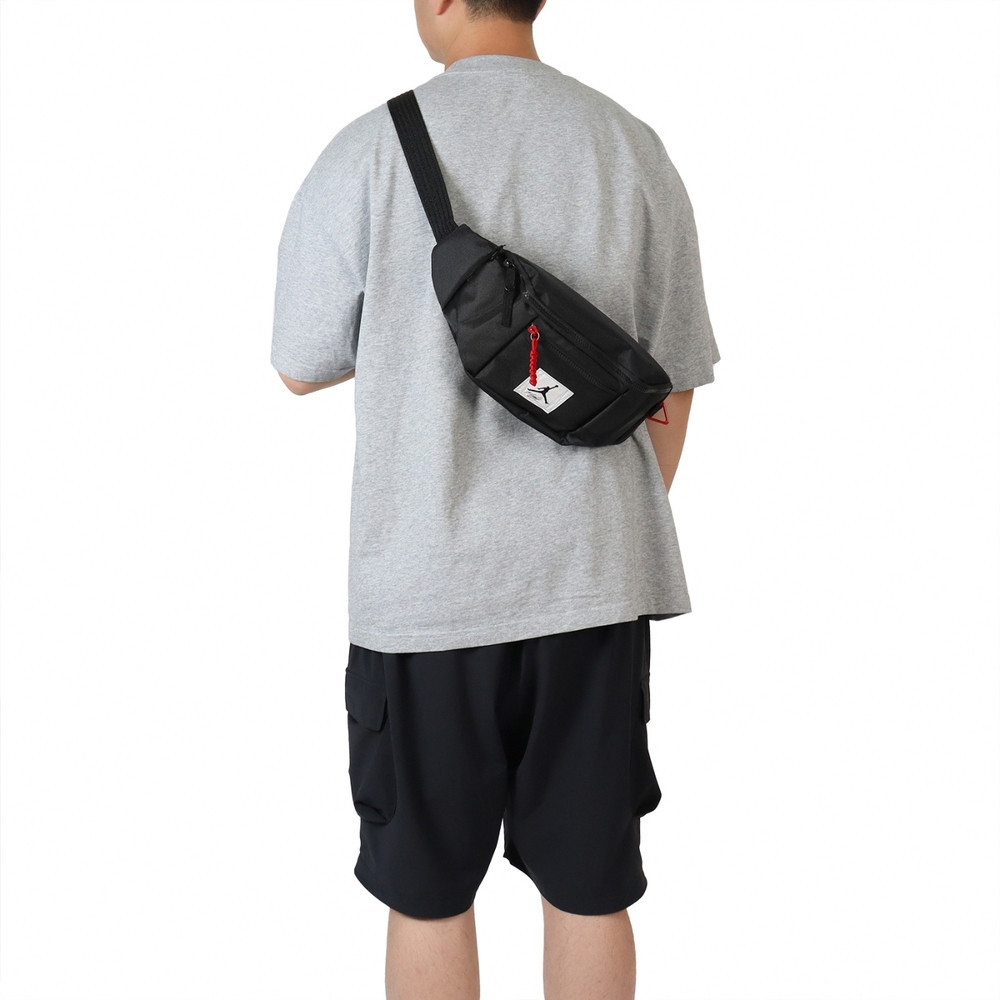 Поясна сумка Nike Jordan Flight чорний Запоріжжя - фото 4