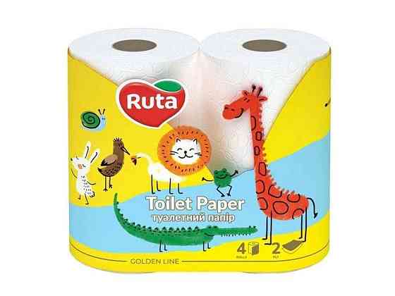 Туалетная бумага 4шт 2слой Kids белая ТМ Ruta Solmir Киев