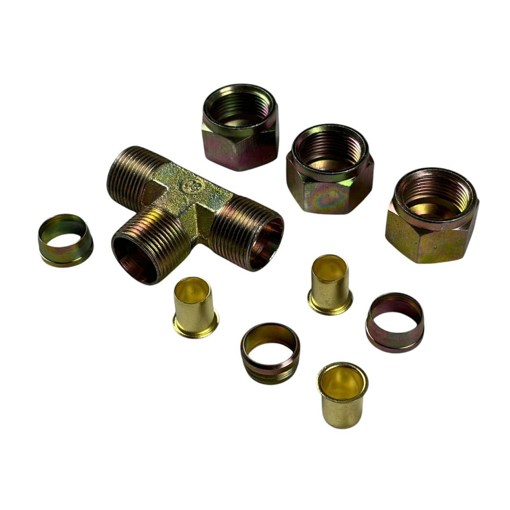 Аварійне метал розбірний трійник 15x15x15 з'єднання Мукачево - фото 1