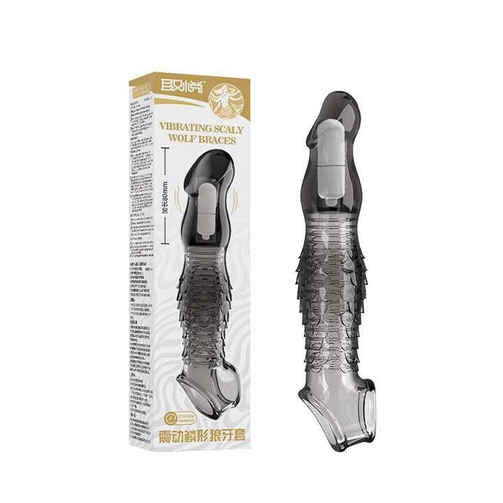 Насадка з вібрацією для збільшення пеніса Crystal Skin Penishulle Vibro збільшує на 8 см Вінниця - фото 4