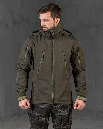 Тактическая куртка софтшел Kord second generation oliva ВТ4675 Киев - изображение 1