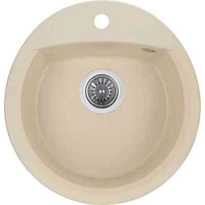 Мийка кухонна GRANADO RONDA ivory з сифоном (470*490mm.) (gr2204) Вінниця