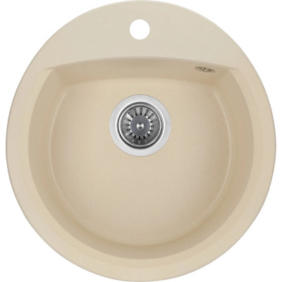 Мойка кухонная GRANADO RONDA ivory з сифоном (470*490mm.) (gr2204) Винница - изображение 1