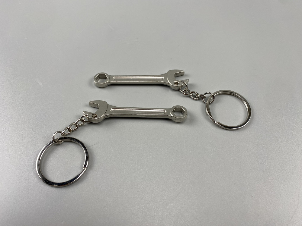Автомобільний брелок ріжково-накидний ключ, брелок на ключі для водія, брелок металевий на авто ключі Мукачево - фото 6