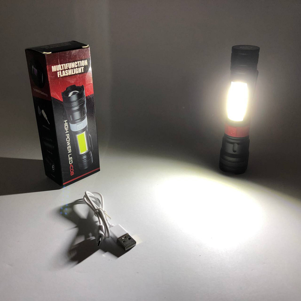 Портативный фонарь с функцией зарядки, Портативный LED фонарь на батарее, Фонарик police оригинал SV-85 Львов - изображение 10