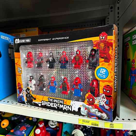 Дитячий набір фігурок Spider Man конструктор, фігурки чоловічки Людина Павук ( 150 ) Харків