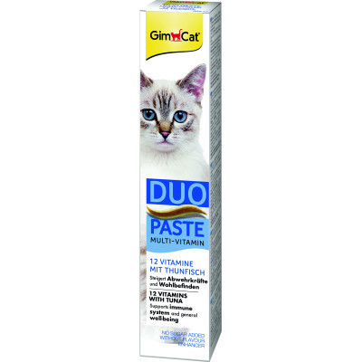 Паста для тварин GimCat DUO PASTE Multi-vitamin 12 vitamins with tuna 12 вітамінів та тунець 50 г (4002064421858) Вінниця - фото 1