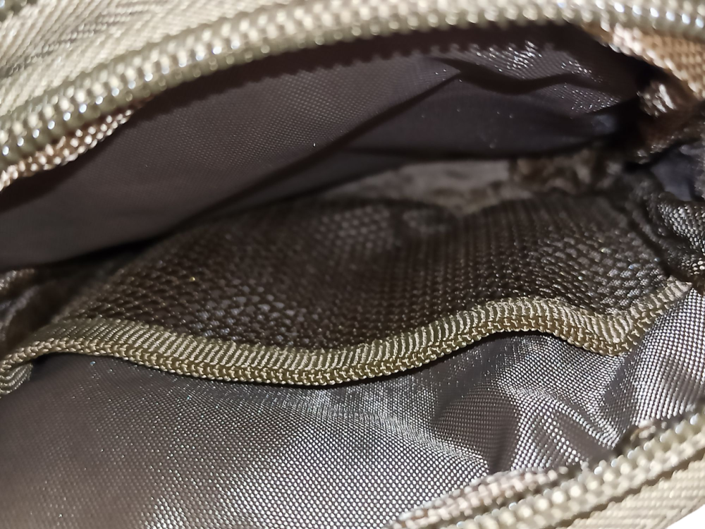 Тактическая мужская поясная сумка 4 кармана 18 на 12 см камуфляжный зеленый Киев - изображение 6