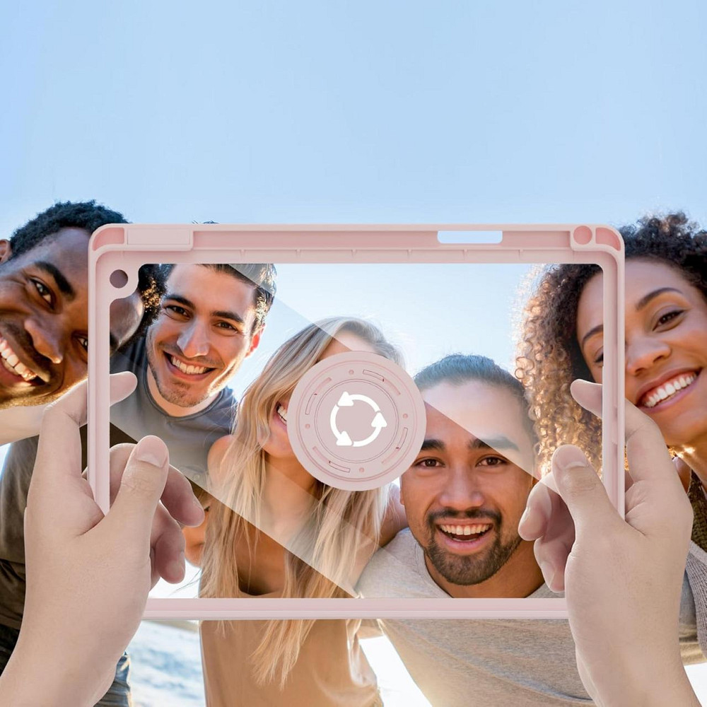 Чехол для iPad 10.2 (7/8/9 поколение) с держателем для Apple Pencil, вращающийся 360°, магнитная подставка, Киев - изображение 2