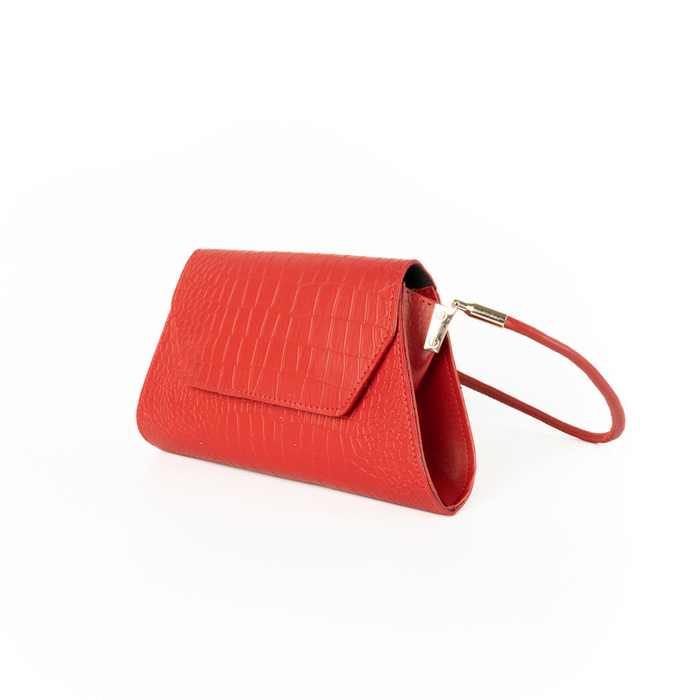 Сумка женская, стильный клатч, маленькая сумочка через плечо, мини сумка из кожзама, Красная Каменец-Подольский - изображение 2