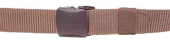Тканевый мужской ремень Коричневый (Vintage) Киев
