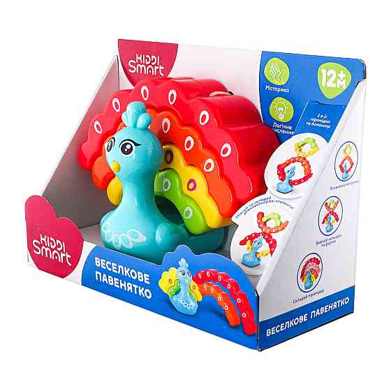 Іграшка-балансир, що розвиває Kiddi Smart – Веселкове павенятко Дніпро