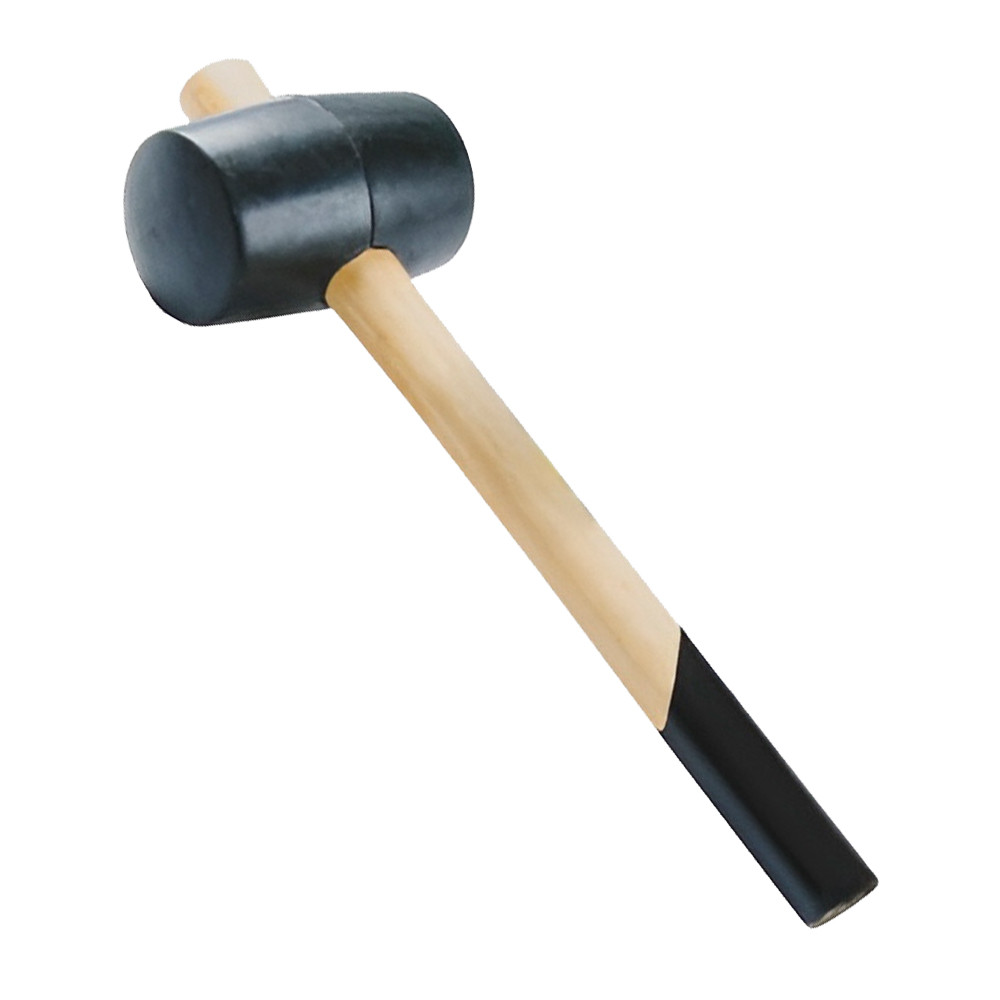 Sigma Киянка резиновая чёрная 450г деревянная рукоятка SIGMA (4317721) Коломыя - изображение 1
