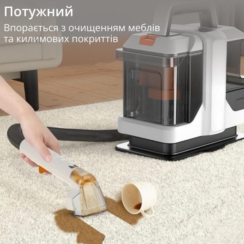Миючий пилосос для чищення килимів та диванів DOMOTEC MS-4415, професійний пилосос-екстрактор 4200 Вт Одеса - фото 8