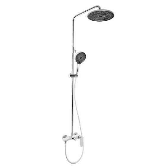 Душевая система пристенная Qtap Slavonice на два потребителя QTSLA110CRM45912 Chrome Киев
