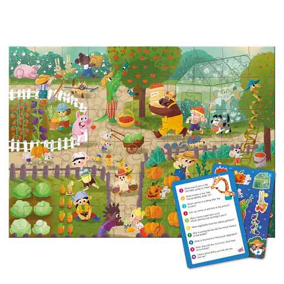 Дитячий віммельпазл "Літо у селі" 300659, 60 елементів Вінниця