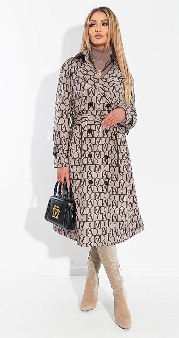 Двобортний класичний тренч (46) Київ - фото 1