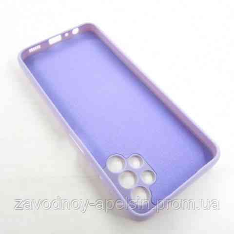 Samsung A13 A135 Чехол силиконовый Защита камеры (лиловый) Одесса