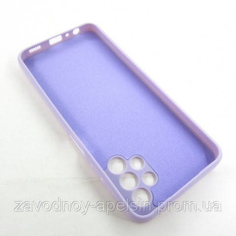 Samsung A13 A135 Чехол силиконовый Защита камеры (лиловый) Одесса - изображение 2