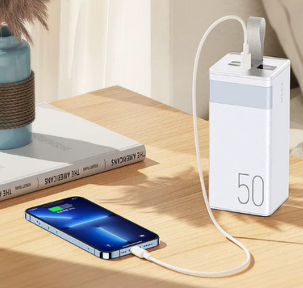 Портативний акумулятор павербанк Remax J86A PB 50000 ГраФіт Одеса - фото 7