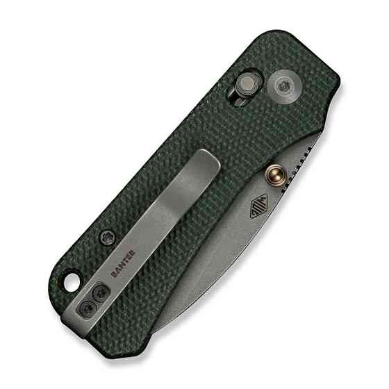 Ніж складаний кишеньковий Civivi Baby Banter 2, (5.9 см) Nitro-V / Micarta темно-зелений Київ