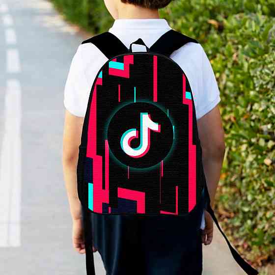 Рюкзак дитячий Тік Ток "TikTok", 34х27см, міський ранець для хлопчика з принтом (00420) Київ
