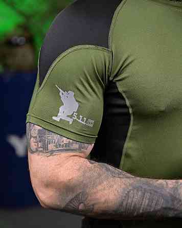 Тактична футболка 5.11 oliva/black ПП7651 Одеса