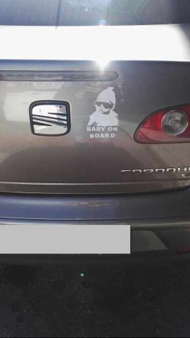 Наклейка на авто Ребенок в машине"Baby on board" Б Киев - изображение 8