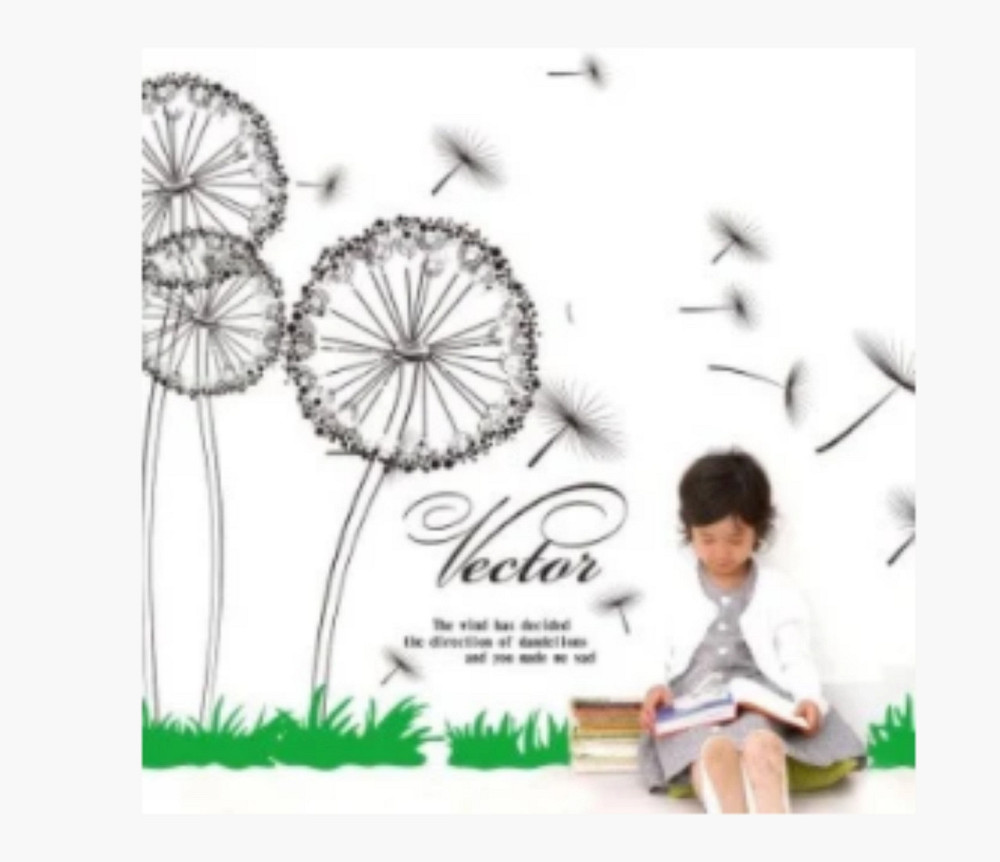 Наклейка интерьерная для декора Одуванчики Киев - изображение 2