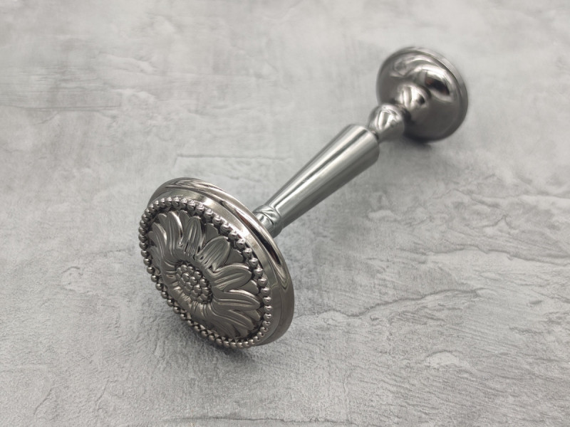 Підхват для штор Orvit Флор 130 х 55 мм Онікс (00-00000608) Львов - изображение 1