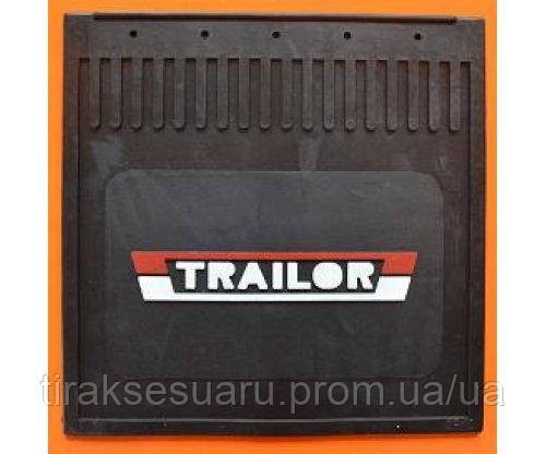 Брызговик с надписью Trailor 400х400 рельефная надпись Брызговик резиновый Trailor 400х400 рельефная надпись Луцк - изображение 1