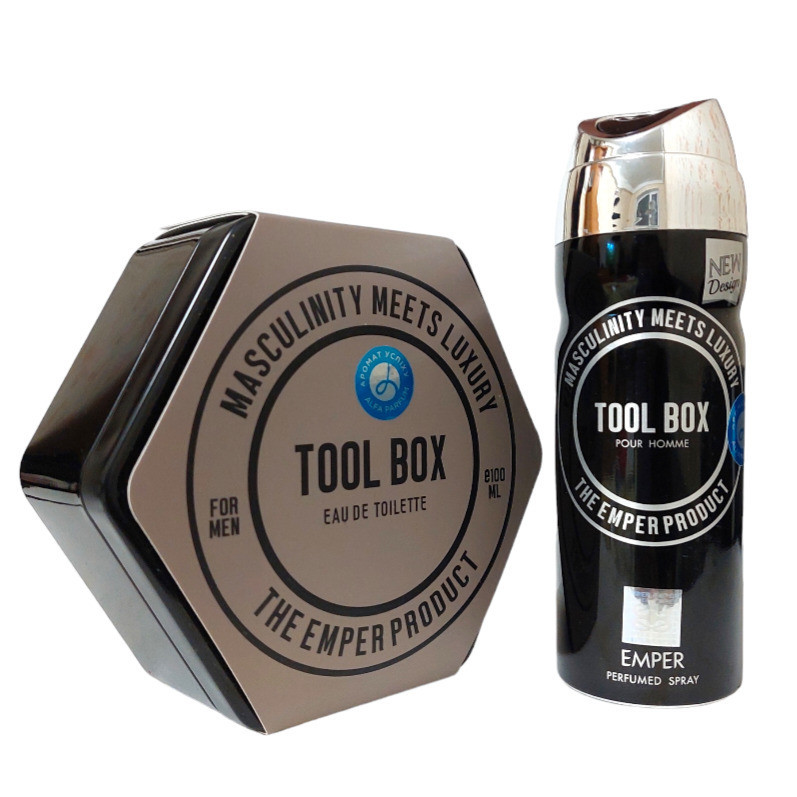 Набор для мужчин Tool Box Emper (Туалетная вода 100 мл Дезодорант 200 мл)  Эмпер Tool Box Запорожье - изображение 1