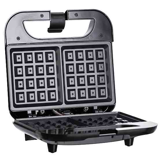 Sokany Вафельниця з антипригарним покриттям, швидким нагріванням і квадратною формою вафель 750 Коломия