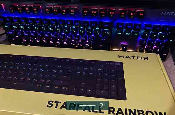 Клавіатура: HATOR Starfall Rainbow Origin Blue ( HTK-609) Київ