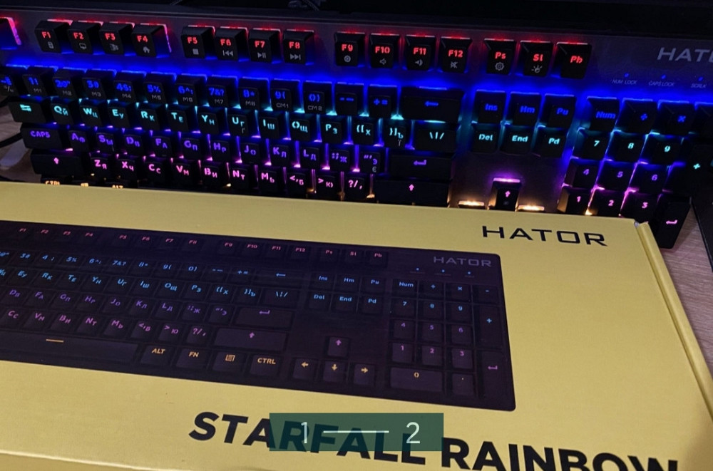Клавіатура: HATOR Starfall Rainbow Origin Blue ( HTK-609) Київ - фото 2