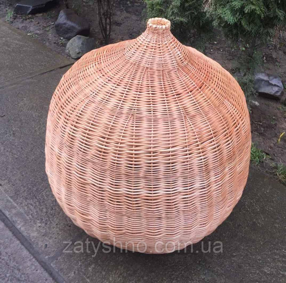 Плетеный светильник | люстра из лозы | дизайнерская плетеная люстра Киев - изображение 2