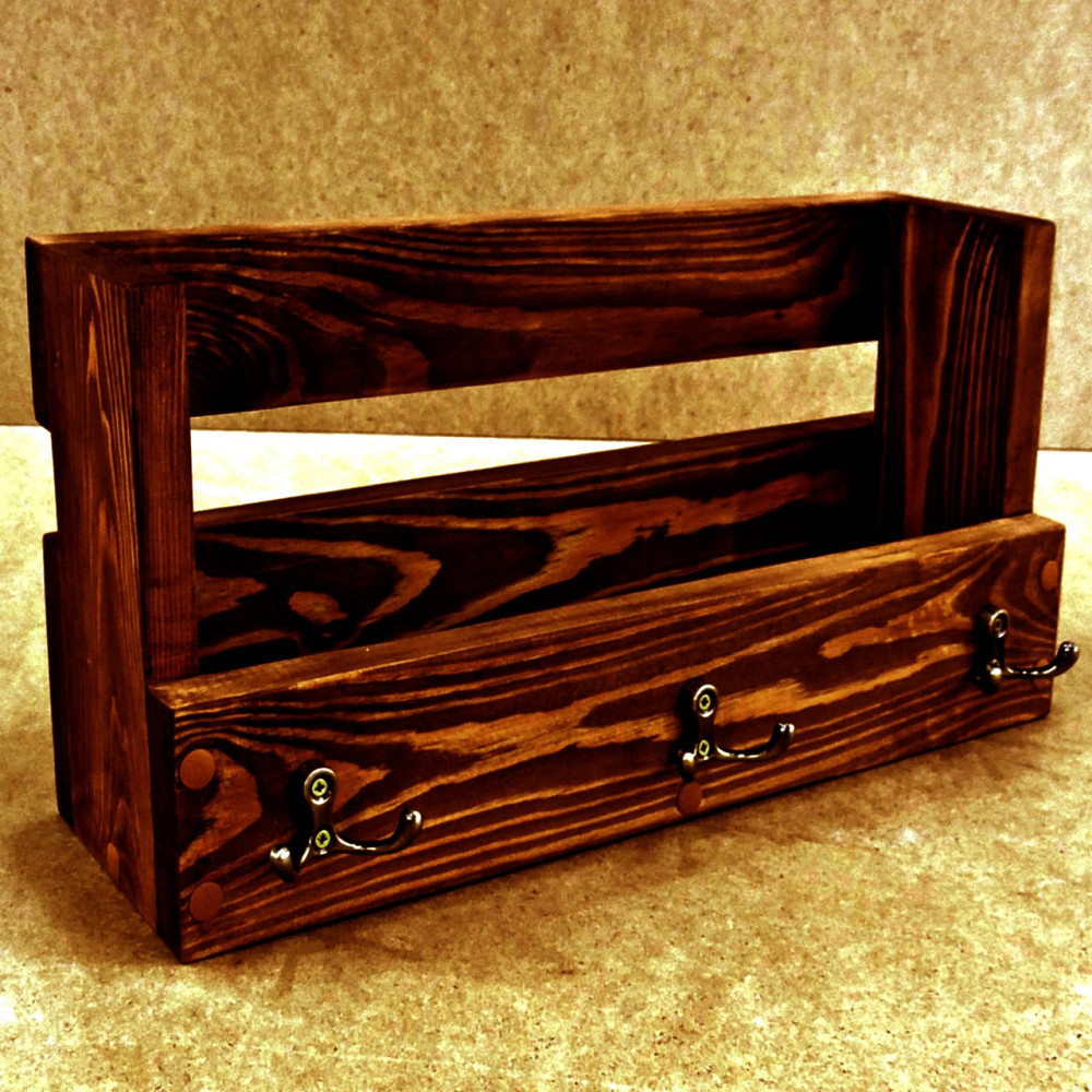 Ключниця дерев'яна "Мальбор" латте Миколаїв - фото 1