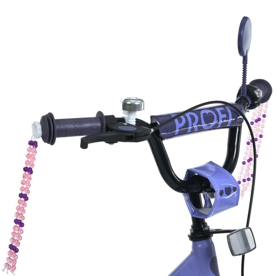 Велосипед дитячий MB 16043-1 колеса 16 дюймів, фіолетовий Вінниця - фото 2