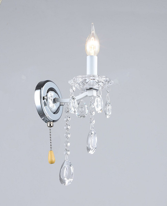 VALESO Бра класичне VALESO A4461/1W білий+хром Коломыя - изображение 1