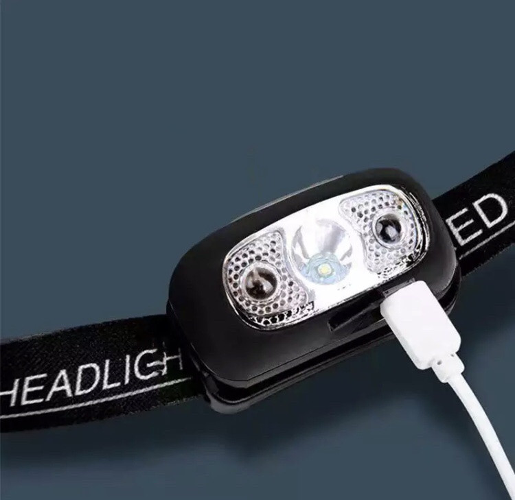 Налобный фонарик на аккумуляторе с зарядкой USB, налобный фонарь для рыбалки, фонарик на голову, 3 режима, Киев - изображение 3