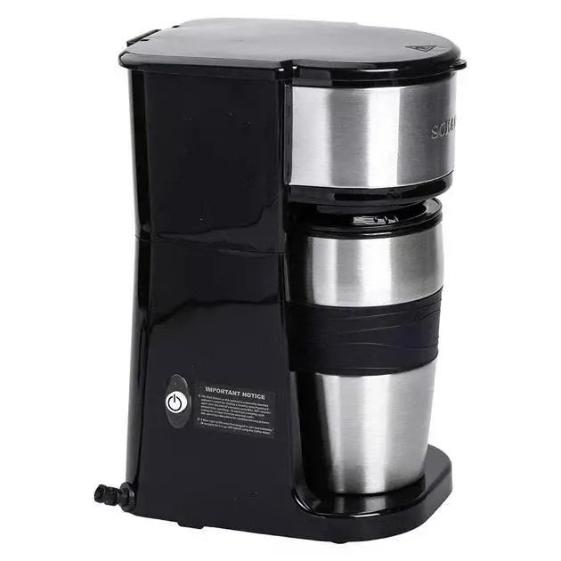 Кавоварка SK-04028 420 мл, з нержавіючої сталі, швидке нагрівання за 3 хвилини, компактна Одеса - фото 3