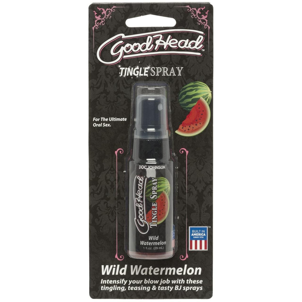 Спрей для минета Doc Johnson GoodHead Tingle Spray – Watermelon (29 мл) со стимулирующим эффектом Sex Aura Киев - изображение 2