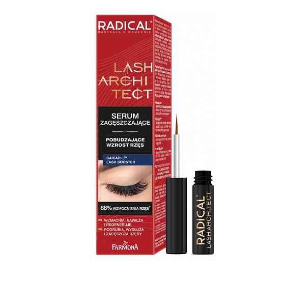 Утолщающая сыворотка для ускорения роста ресниц Radical Lash Architect Farmona 5 мл Киев