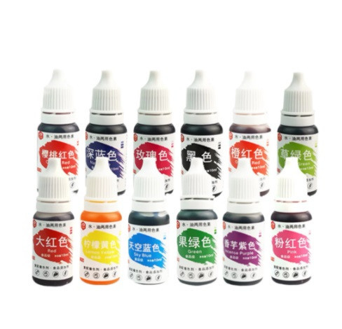 Набор пищевых красителей 12 штук 10 г разноцветный Киев - изображение 1