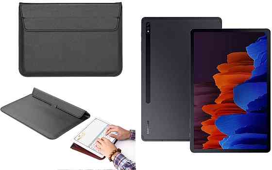 Чохол-конверт VitoCase для Samsung Galaxy Tab S7 Plus T975, з функцією підставки для планшета Чорний Київ