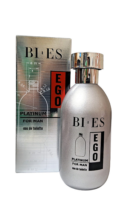 Туалетная вода мужская Bi-Es Ego Platinum 100 мл Би ес Его платинум Запорожье - изображение 1