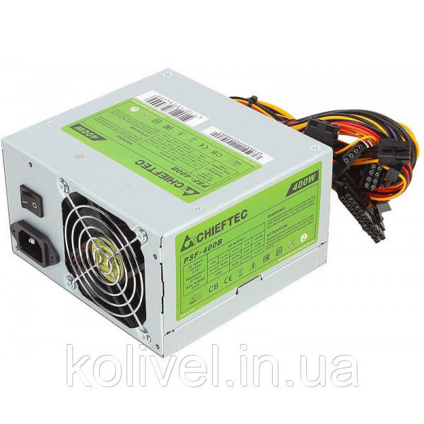 БЖ 400W Chieftec SMART PSF-400B, 80 mm, ~85%, Bulk (PSF-400B) Київ - фото 2