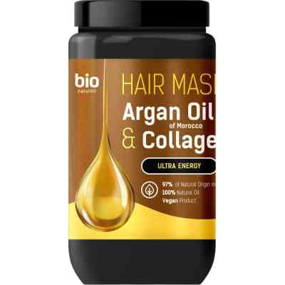 Маска для волос Bio Naturell Argan Oil of Morocco & Collagen 946 мл (4820168433917) Винница