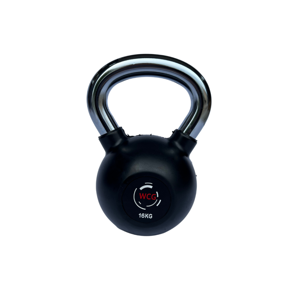 Гиря прогумована з хромованою ручкою WCG 16 кг Київ - фото 2
