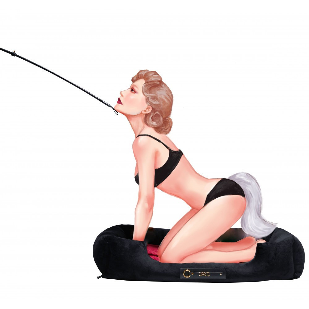 Хвіст на магнітній основі UPKO для Pet Play з лисиного хутра, білий Sex Aura Київ - фото 9